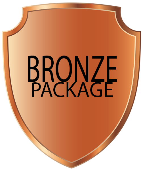 Bronze weekly pool service package badge