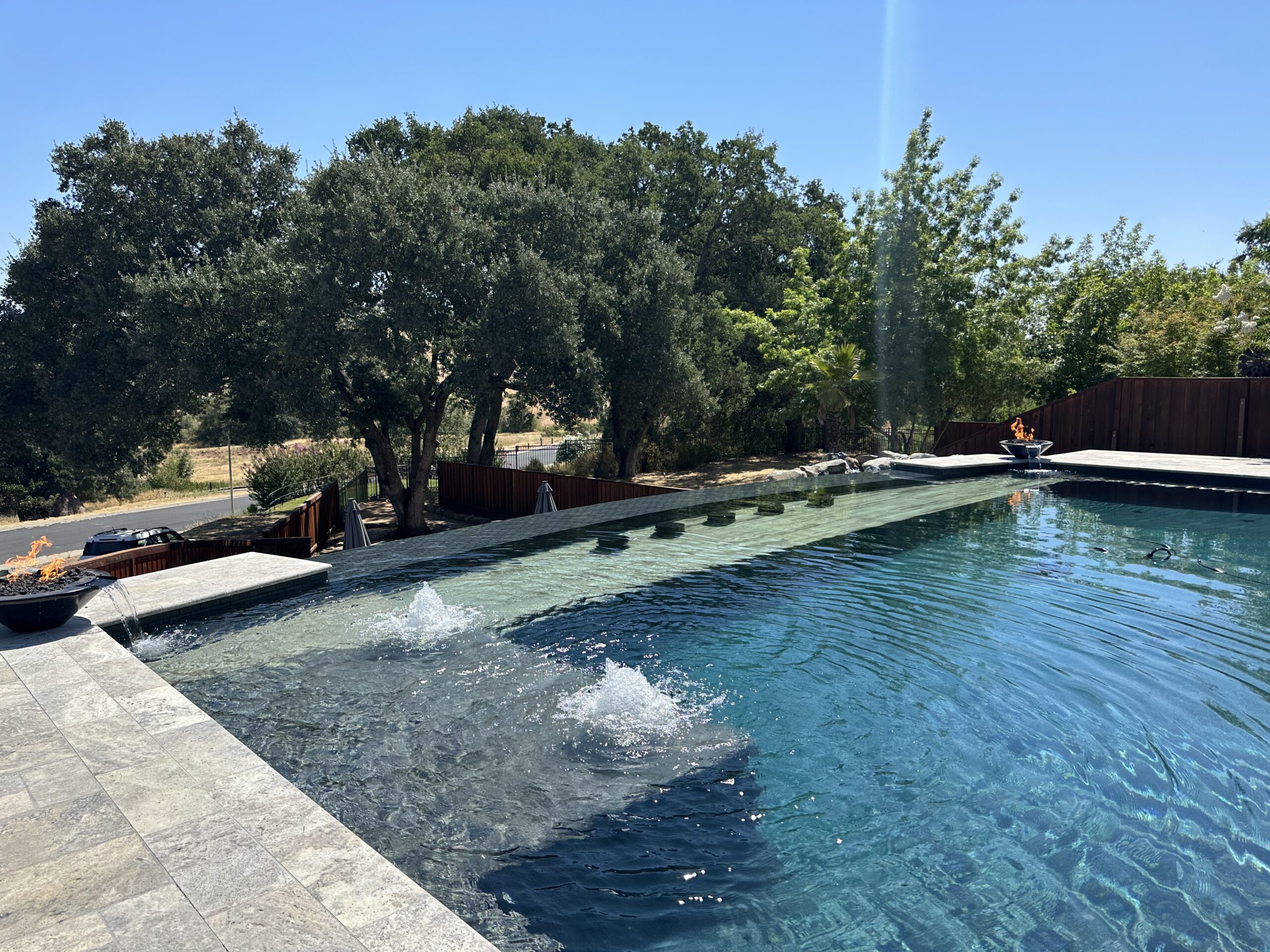 Pool remodeling and outdoor living project