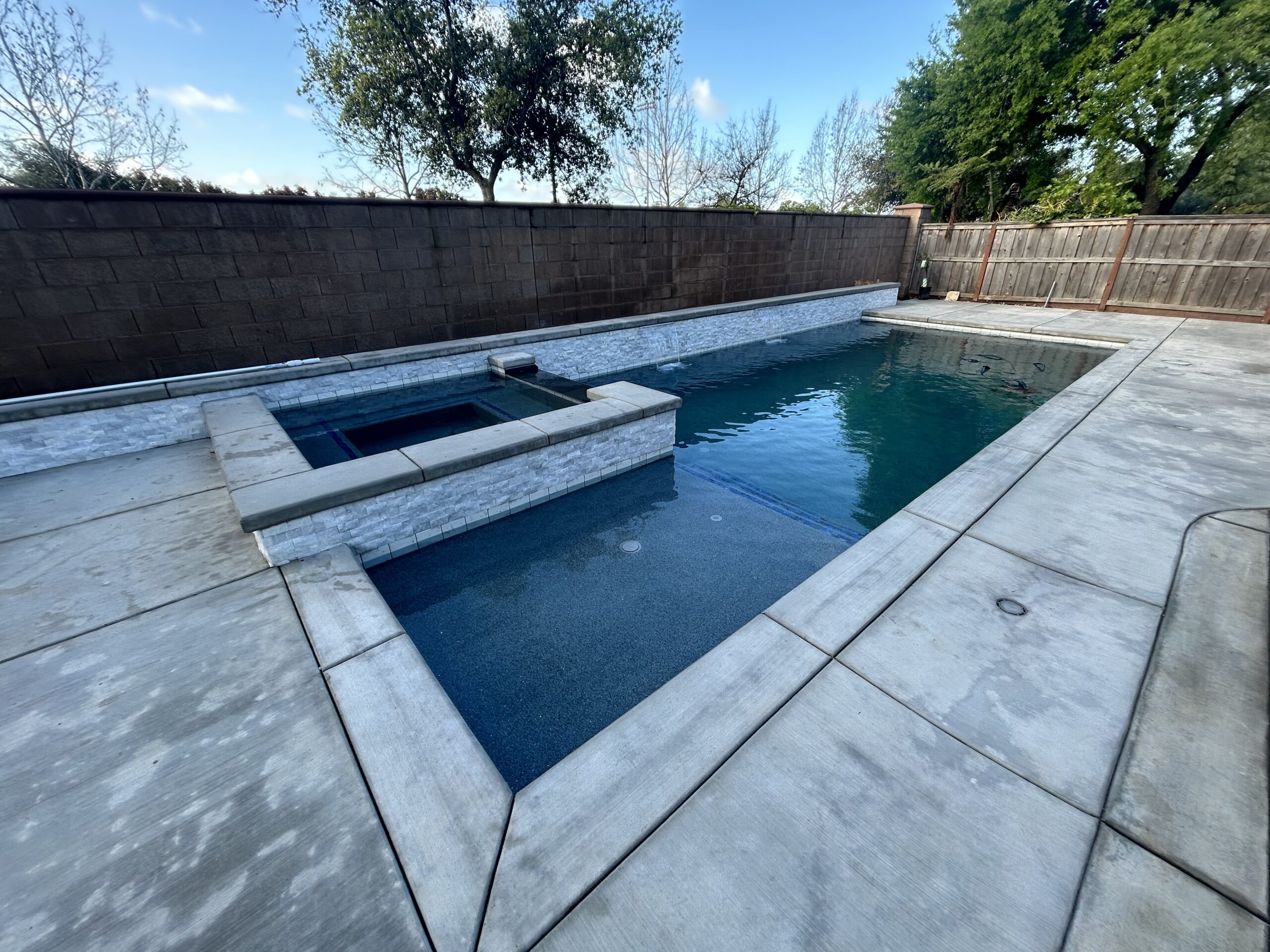 Pool remodeling and outdoor living project