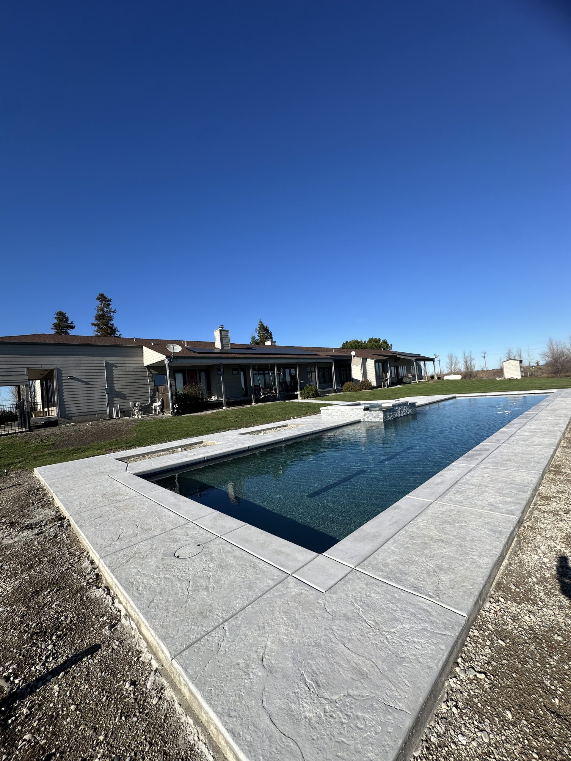 Backyard swimming pool project for choosing a pool builder in Roseville, CA