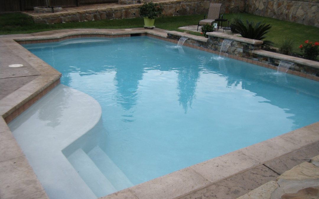 Swimming pool construction and plastering project in Sacramento California